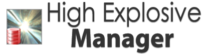 High Explosive Manager Logo